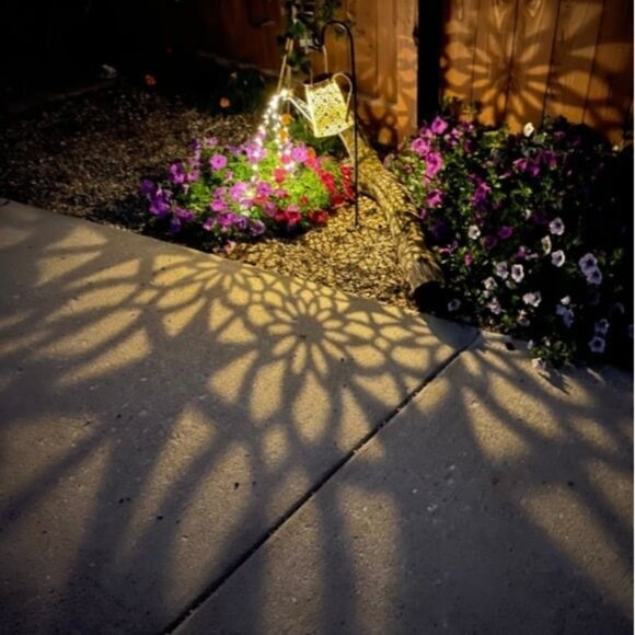 Solar Watering Can Lights, Large Hanging Solar Lantern Waterproof Outdoor - Picture 1 of 3